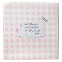 SwaddleDesigns Organic Ultimate Receiving Blanket - Pastel Pink Dots and Hearts