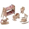 Beluga 70114 - Puppenhausm�bel "Kinderzimmer", 6-teilig