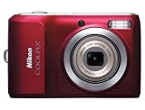 Nikon Coolpix L20 10MP Digital Camera with 3.6 Optical Zoom and 3 inch LCD (Deep Red)