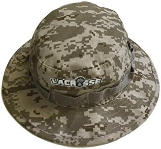 Bucket Hat Digital Camo LACROSSE Boonie Safari Style (7 3/4, Desert Tan)