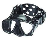 Pro Ear Scuba Diving Mask for all around Ear Protection - All Black Scuba Div