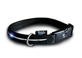 Eigenschaften Atomic Products  / Halsband Visiglo LED - Größe S - 20 - 30 cm - Rot-Weiß-Blau