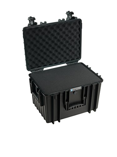 B&W International 5500/B/SI 5500 Outdoor Case with SI Foam Durable Type, Black