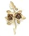 Old Vintage Style Shabby Metal Rose Wall Hanging ~Jewelry ~ Robe ~ Bath ~ Wall Hooks ~ RH15