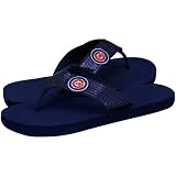 Chicago Cubs Ladies Navy Blue Sequin Strap Flip Flops (5/6)
