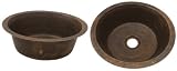14 Round Mexican Hammered Copper Bar/Pantry/Prep Sink