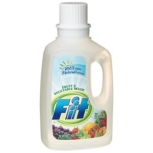 FIT Fruit & Vegetable Wash for Organic Produce 100% Natural 32 oz. (Pack of 2)