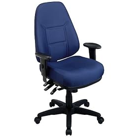 High Back Multi Function Ergonomic Chair With Ratchet Back Height and 2 Way Adjustable Arms By... by Office Star