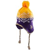IMAGE OF Reebok Minnesota Vikings Women's Tassle Knit Hat with Pom One Size Fits All