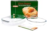 Review Arc International Cookwear Limited  / Pyrex Great Suppers 35X23cm Roaster , 1.1L Oval Pi dish
