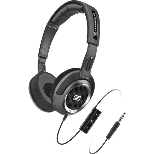 Sennheiser HD 238i Mid-Sized Headset with Detailed Sound Reproduction - Black