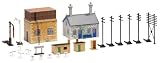 Hornby R8228 00 Gauge Building Ext Pack B Trakmat Packs and Accessory