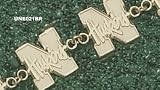 Miami Dolphins & Logo Bracelet -Choose From 14K Gold 10K Gold or Stainless Steel
