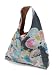 K1AL&D1 Zen Velvet Gray 2009 version, SAKURA Satin Lining of Katty TESAGE tote bags, comes with Purse Insert (drawstring organizer), Cotton Velveteen, Hobo Style