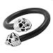 Stainless Steel Skull Biker Bangle Bracelet