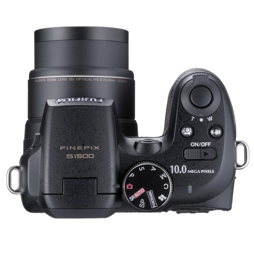Fujifilm FinePix S1500 10MP Digital Camera with 12x Wide Angle Dual Image Stabilized Optical Zoom