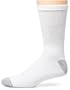 Hanes Men's 6 pack Cushion Crew Sock, White, 6-12