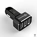 MoArmouz® - Smart Charge 5.2A/26W 3 Ports Portable Car Charger [1 YEAR WARRANTY] for Apple iPhone, iPad, Samsung Galaxy, Lenovo, OnePlus, Xiomi MI, HTC, LG, Nexus, Motorola Moto G, ASUS, Coolpad, Sony, Micromax, Honor, Intex, Meizu, Karbonn and all other mobile devices and Tablets (BLACK) RS.899.00