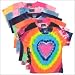 Girls Short Sleeve Ribbed Tie Dye Tee