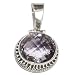 Pendant for Necklace Silver Amethyst Jewelry 1 inch