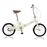 【TOPONE】トップワン 16インチ折畳自転車 HFL16 （MW）ミルキーホワイト