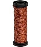 Kreinik No.8 Fine Metallic Braid, 10m, Orange
