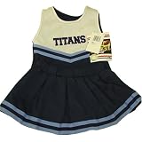 Tennessee Titans NFL Toddler 2pc White Tank Cheerleader Dress 3T