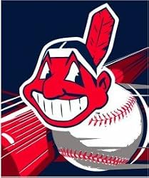 Cleveland Indians 50"x60" Royal Plush Raschel Throw Blanket - Baseball Sports Merchandise