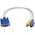 adaptare Adapterkabel Video-Kabel VGA-Stecker auf Cinch (Chinch)-Buchse und S-Video (S-VHS)-Buchse