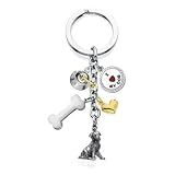 Border Collie - I Love My Dog Keychain