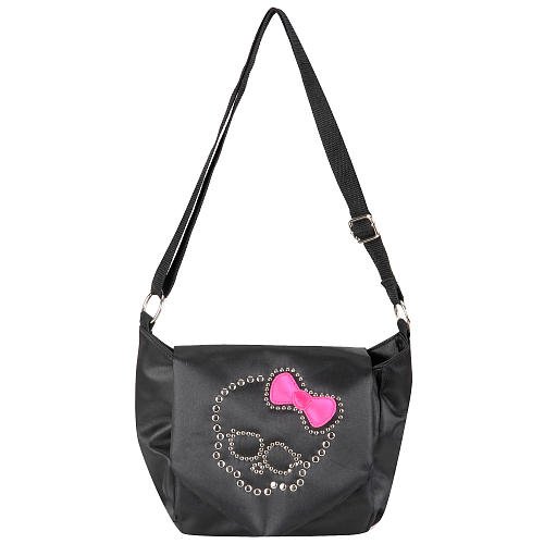 Monster High Freaky Fab Crossbody Bag - Black with Pink Bow