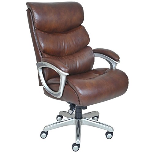 LaZBoy Big and Tall Jarvis Executive Chair, Brown Office Store