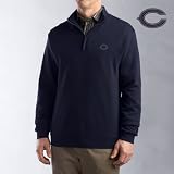 Cutter & Buck Chicago Bears Mens Journey Supima Half-Zip Shirt