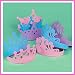 12 Foam Princess Tiaras