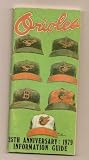 1979 Baltimore Orioles media Guide MLB Baseball