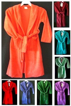 Kids Lightweight Loop Terry Robe in many colors. Sizes 6-14 NEW INVENTORY!! (CLICK to SEE MORE COLORS)