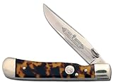 Boker Solingen Germany Trapperliner Lock Tortoise Handle Knife Discontinued Model