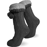 1 Paar Damen Winter Hausschuhe mit Bommeln und Pl�schvon "Normani"