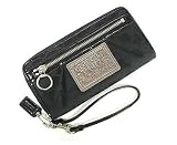 Coach Poppy Signature Accordian Zip Around Wallet 42884 Black Reviews