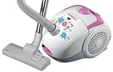 Original Girls Design Mädchen Staubsauger mit 2000 Watt Hochleistung und Reinigungskraft, Super als Geschenk Set !