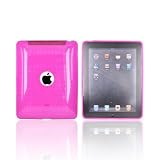 ARGYLE HOT PINK TPU Hard Crystal Silicone Case Cover For Apple iPad 1 1st Gen