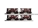 Walthers HO Scale Gold Line Ready-to-Run Ore Car 4-Pack - Bessemer & Lake Erie