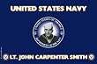 Navy Small Vehicle Bumper Sticker