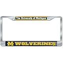 Michigan Wolverines NCAA Chrome License Plate Frame