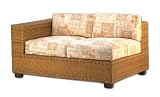 WhiteCraft Montecito Wicker Love Seat Sectional