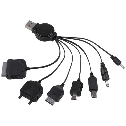 USB Ladekabel Ladegerät 7-teilig Octopus für Tschibo Fotohandy 213