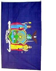 Large 3x5 New York State Flag US USA American Flags NIP