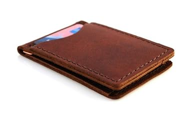 Handmade - Rustic Leather Money Clip
