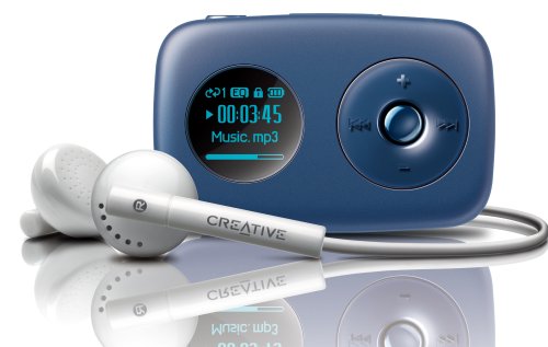 CREATIVE �������v���[���[ ZEN STONE PLUS 2GB �X�s�[�J�[�������f�� �u���[ ZN-STPK2G-BL