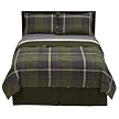 Woolrich Green Plaid Comforter Set - Full
